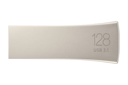 SAMSUNG BAR Plus 128GB - 400MB/s USB 3.1 Flash Drive Silver (MUF-128BE3/AM) [Canada Version] Samsung