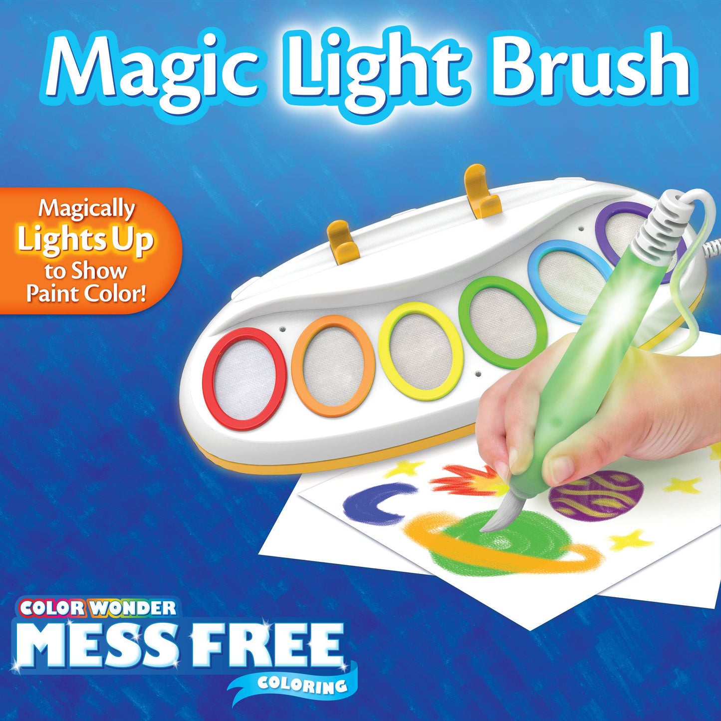 Crayola Color Wonder Magic Light Brush, Mess Free Painting Station for Kids, Gift for Kids, Learning Toddler Activity Toy, Ages 3+ 🍁 All In One Marketplace Canada