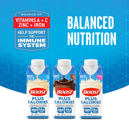 BOOST PLUS Chocolate Complete Nutrition Drink – 24 Pack (6.2 kg)