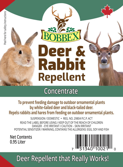 Bobbex Deer & Rabbit Repellent 0.95 Liter Concentrate Bobbex
