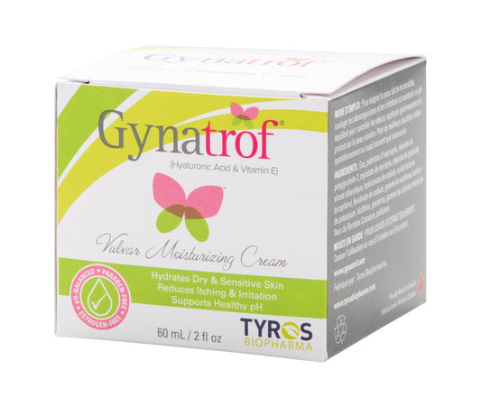 Gynatrof Vulva Moisture Cream - Hormone Free, Clinically Proven, OBGYN Recommended, All Natural Vulva Balm - Alleviates Dryness, Irritation, and Menopause Discomfort - Hyaluronic Acid & Vitamin E - Available at All In One Marketplace Canada