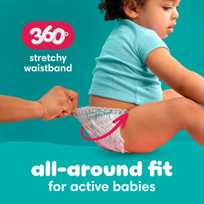 Pampers Diapers - Cruisers 360 degrees - Size 5, 56 Count, up to 100% Leakproof Fit, Designed for Active Babies, Pull On Diaper, EZ Off Tabs Designed for Easy Changes 🍁 All In One Marketplace Canada