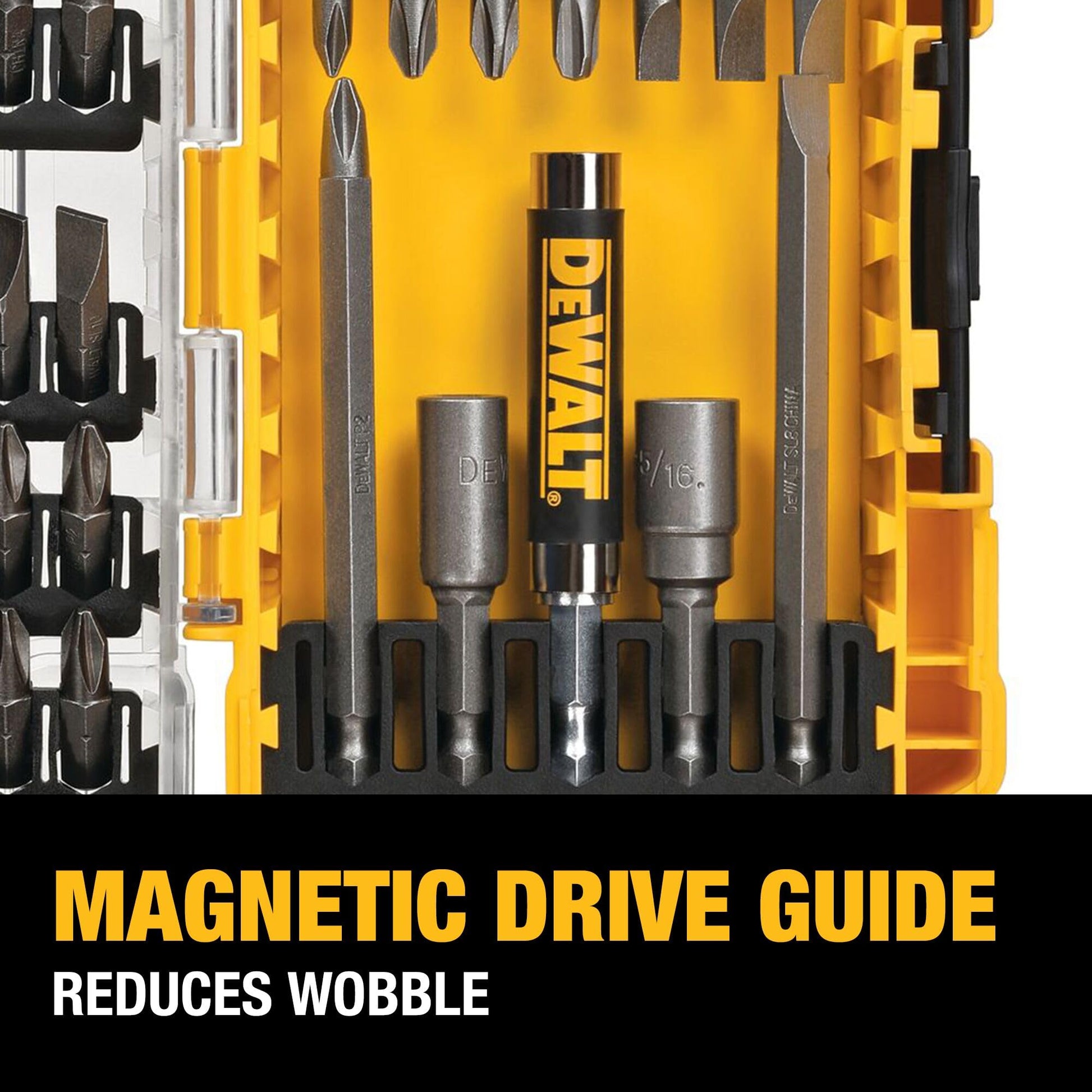 DEWALT Screwdriver Bit Set with Tough Case, 45-Piece (DW2166) DEWALT