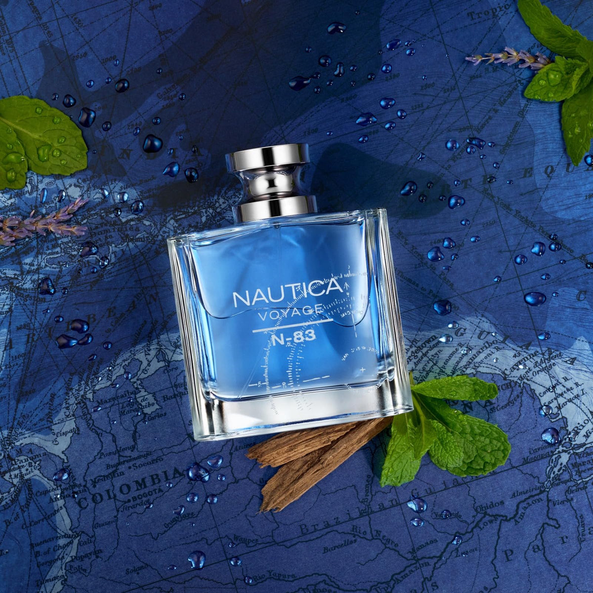 Nautica Voyage N-83 - Fresh Ocean, Masculine Scent - Notes of Spearmint, Citrus and Cardamom, 100ml