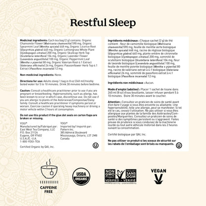 Yogi Restful Sleep Tea - 6 Pack, 96 Tea Bags