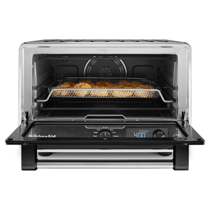 KitchenAid Digital Air Fryer Countertop Oven, KCO124BM, Black Matte