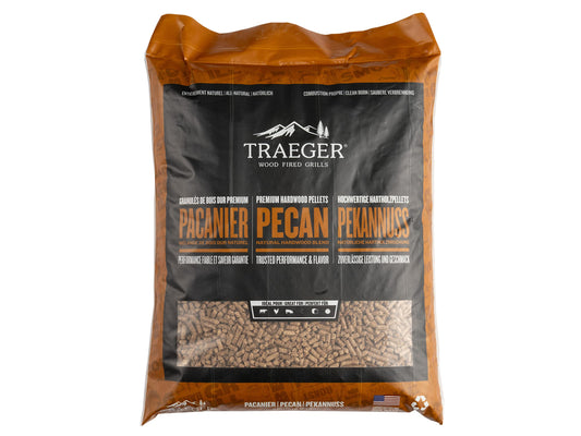 Traeger Grills – Granulés de bois de pacanier 100 % naturels pour fumoirs et barbecues à granulés. Idéal pour griller, cuire au four, rôtir et faire des grillades, sac de 9 kg 🍁 All In One Marketplace Canada