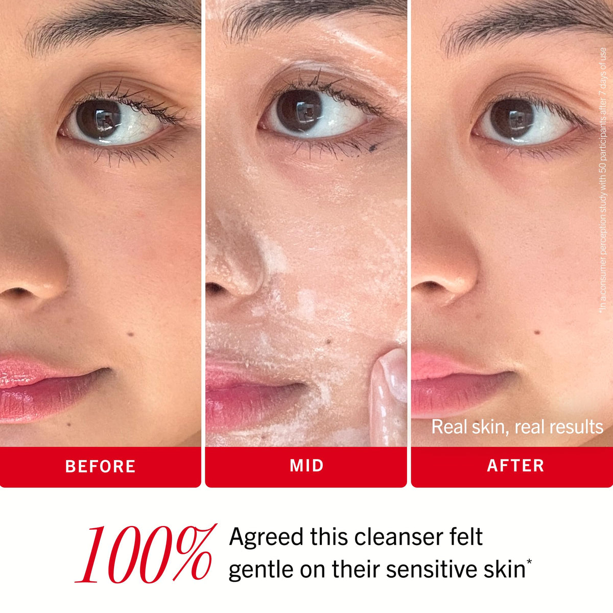 First Aid Beauty Ultra Gentle Cream-to-Foam Pure Facial Cleanser – Makeup Removing Face Cleanser - Face Wash with Colloidal Oatmeal & Glycerin, for Sensitive, Acne & Blemish-Prone Skin, 6 oz