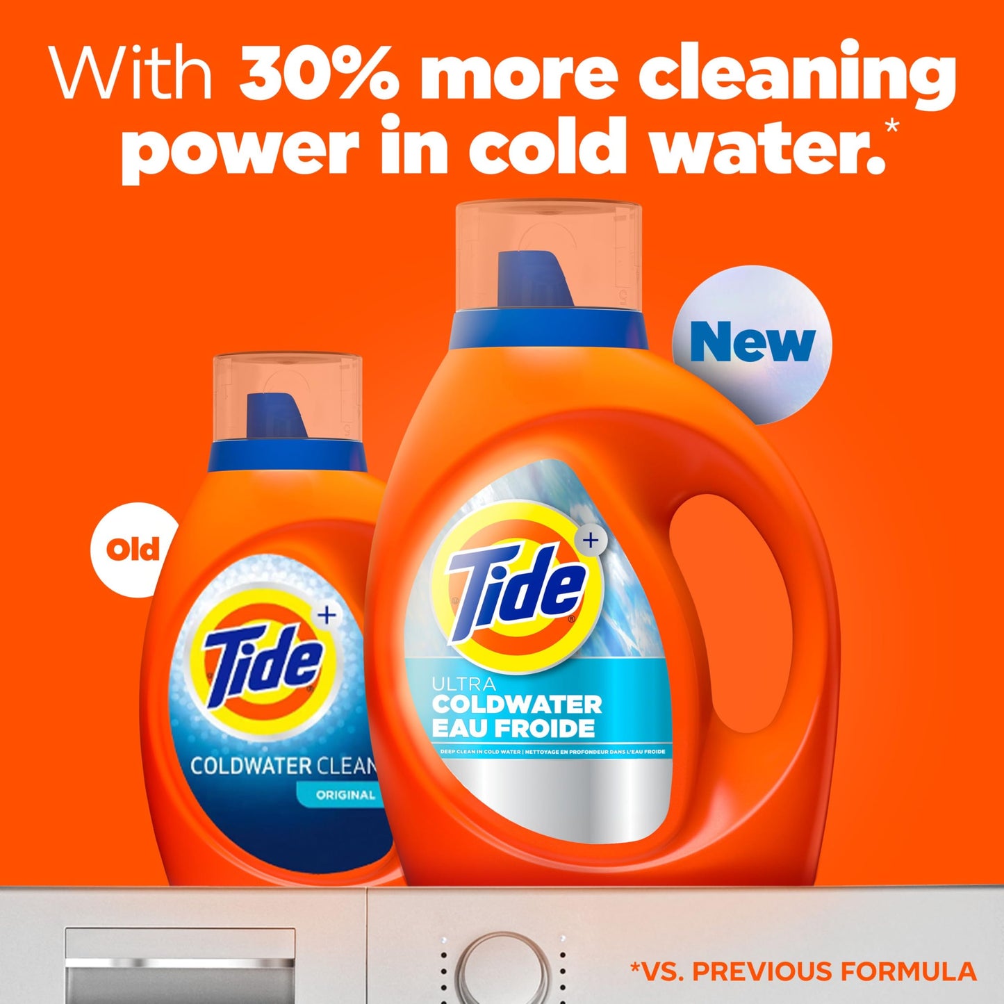 Tide Ultra Coldwater Liquid Laundry Detergent, Original Scent, 83 Loads, Laundry Detergent Liquid Formulated for Cold Water, 3.46 L - Available at All In One Marketplace Canada