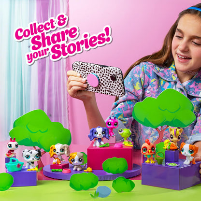 Littlest Pet Shop - Disco Nights Play Pack, Gen 7 Authentic LPS Bobble Head Toy Figure, Collectible Toy Animal, Ages 4+