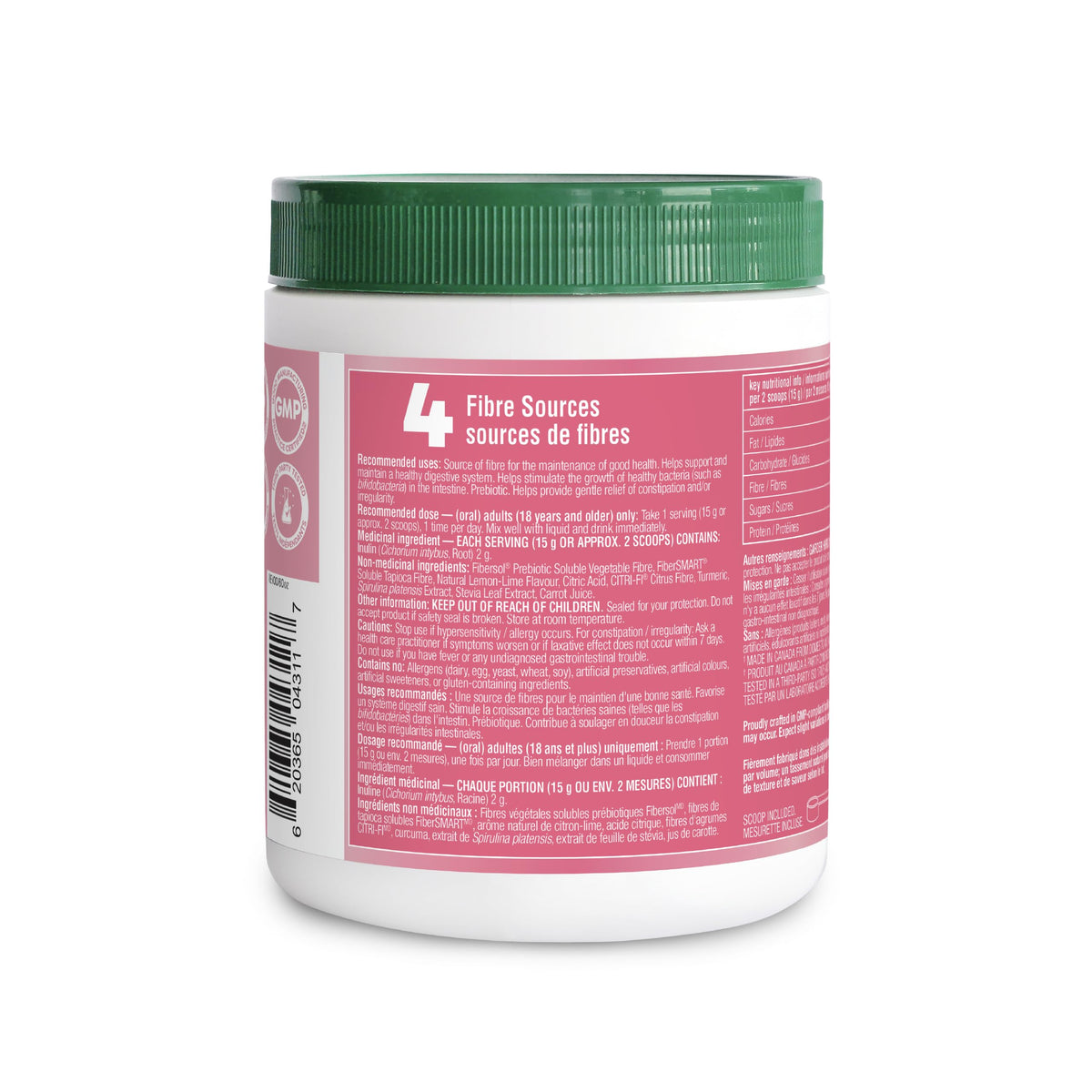 Organika Belli-Bliss Fibre– Daily Prebiotic Fiber Blend for Digestive Health- Supports Healthy Gut Bacteria, Gentle Constipation Relief, Mixable Fiber Supplement- Lemon Lime, 450g