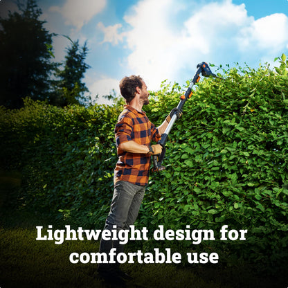 WORX WG252.9 20V 20" Cordless Hedge Trimmer, Reach Up to 12 Inch, Extended Pole, 180° Rotation Head, Battery & Charger Not Included 🍁 All In One Marketplace Canada