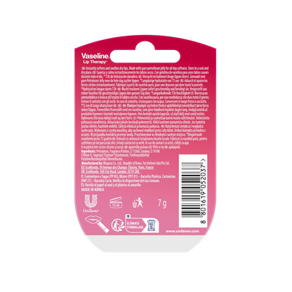 Vaseline® Lip Therapy® Rosy Lips Mini, Long-lasting moisturization with a light rosy fragrance and color.