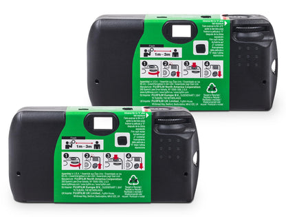 QuickSnap Flash 400 One-Time-Use Camera - 2 Pack