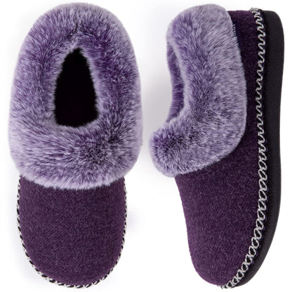 EverFoams Women's Bootie Slippers Memory Foam Purple, Size 10 US 🍁 All In One Marketplace Canada