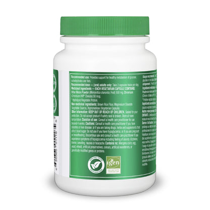 Organika Blood Sugar Control (Formerly Cr-Bitter Melon) 120 Caps Organika
