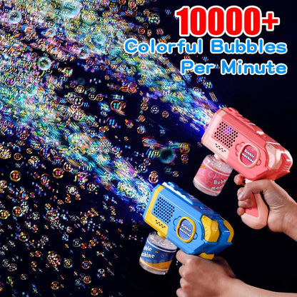EagleStone 2 Pack Bubble Guns with 4 Bottles Solution, Automatic Light Up 🍁 All In One Marketplace Canada