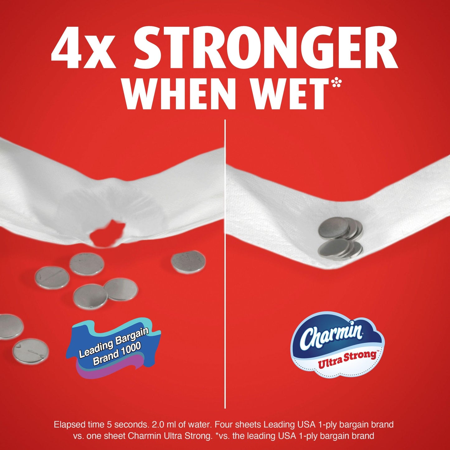 Charmin Toilet Paper Ultra Strong, 18 Mega Rolls = 72 Regular Rolls - Available at All In One Marketplace Canada