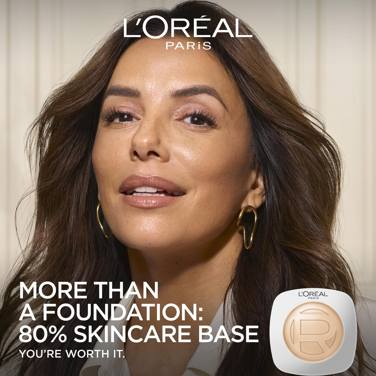 L'Oréal Paris True Match Hyaluron Tinted Foundation, Hydrating Balm Foundation For Mature skin with 80% Skincare Base, Buildable Coverage, Natural Radiant Finish, 2.5 Neutral Light, 8 g
