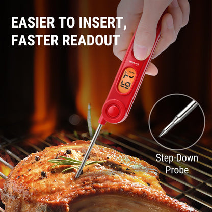 TempPro TP03B Digital Instant Read Meat Thermometer, Cooking Candy Kitchen Food Thermometer with Backlight LCD for BBQ Grill Oil Deep Fry Brewing Wine Making (Previously ThermoPro) - Available at All In One Marketplace Canada