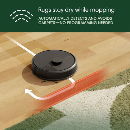 iRobot Roomba 105X Robot Vacuum & Mop Combo, AutoEmpty Dock, Self‑Emptying for Up to 75 Days, 70× Power‑Lifting Suction, Smart LiDAR Mapping, App & Voice Control, Ideal for Homes with Pets & Kids - Available at All In One Marketplace Canada