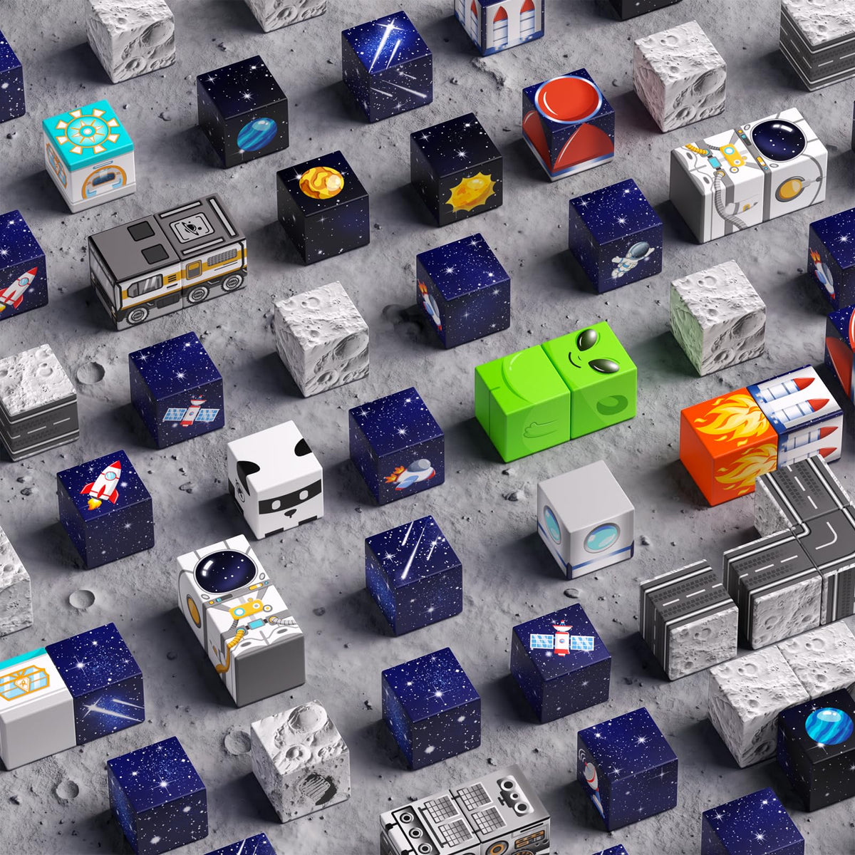 Magnetic Building Blocks, 100PCS STEM Magnet Building Cubes Boys Toys 🍁 All In One Marketplace Canada