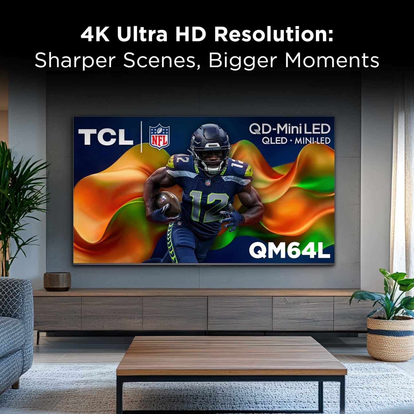 TCL 55-Inch QM64L Series QLED 4K Smart QD-Mini LED TV with Fire TV (2026 Model) New Halo Control System, LD500 Precise Dimming Series, High Contrast HVA Panel, 144Hz Native Panel Refresh Rate 🍁 All In One Marketplace Canada