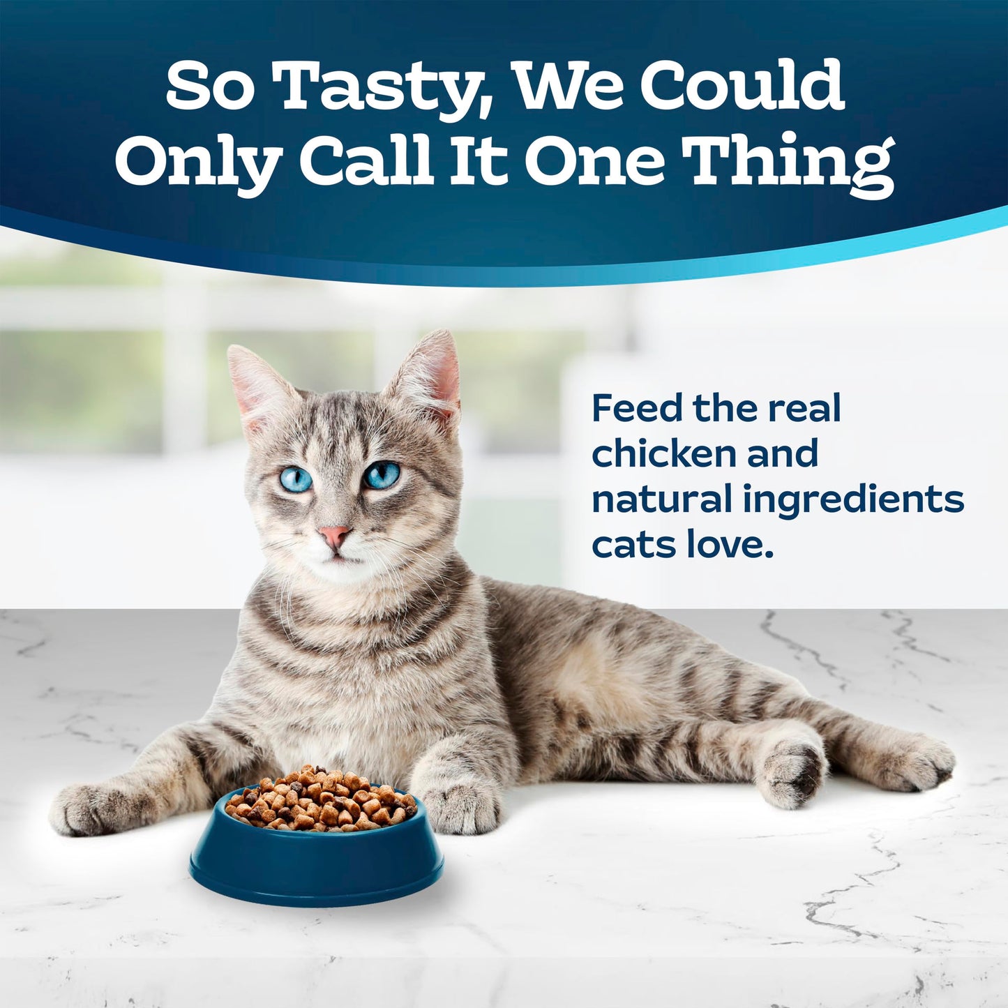 Blue Buffalo Tastefuls Chicken & Brown Rice Recipe Adult Dry Cat Food Hairball Control, Real Chicken First, Deliciously Healthy Natural Cat Food, Supports Digestive Care and Coat Health, 6.8kg Bag