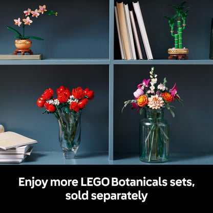 LEGO Botanicals Pretty Pink Flower Bouquet Building Set for Adults for Women & Men - Artificial Flowers for Decor or Table Display - 10342 🍁 All In One Marketplace Canada