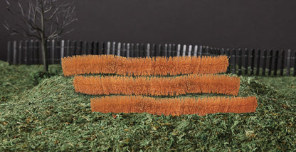 Ensemble de figurines de haie flexible pour accessoires de village Halloween Harvest de Department 56, 12 pouces, marron
