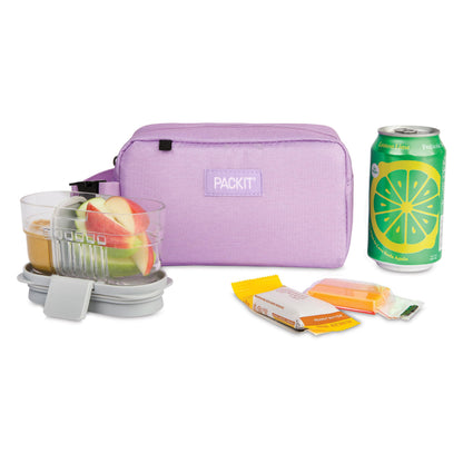 PackIt Freezable Snack Box, Lavender
