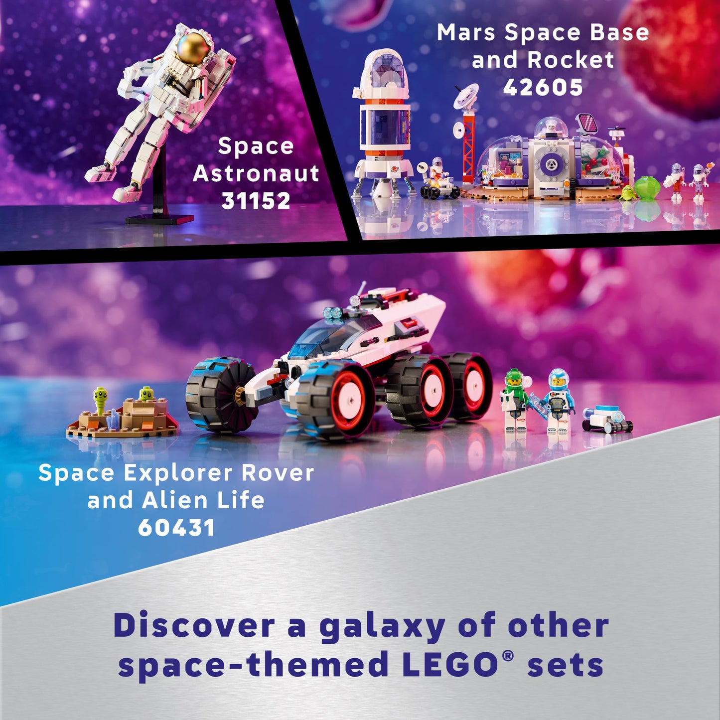 LEGO Technic Planet Earth and Moon in Orbit Building Set, Outer Space Birthday Gift for 10 Year Olds, Solar System Space Toy for Imaginative, Independent Play, Space Room Décor for Boys & Girls, 42179 LEGO