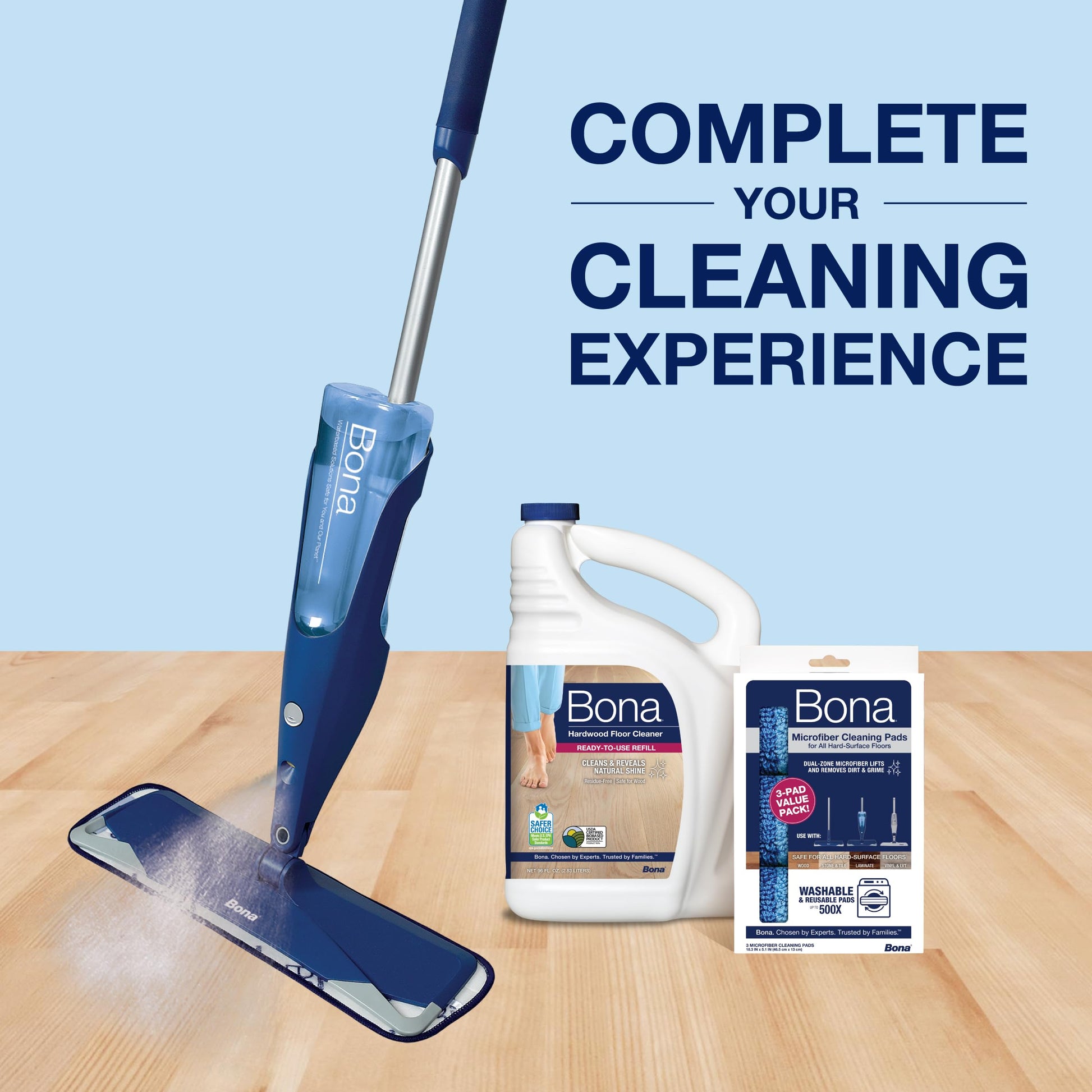 Bona Refill Hardwood Floor Cleaner, Refill-128, 128 Fl Oz - Available at All In One Marketplace Canada