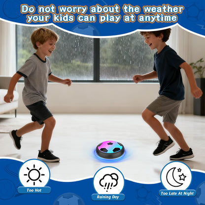 Hover Soccer Ball for Kids, 2 Pcs Hover Ball Toys Set with LED Lights, Indoor Outdoor Light-Up Soccer Ball Sport Games, Boy Gifts for 4, 5, 6, 7, 8, 9 Years Old, Christmas Birthday Gifts for Kids 🍁 All In One Marketplace Canada