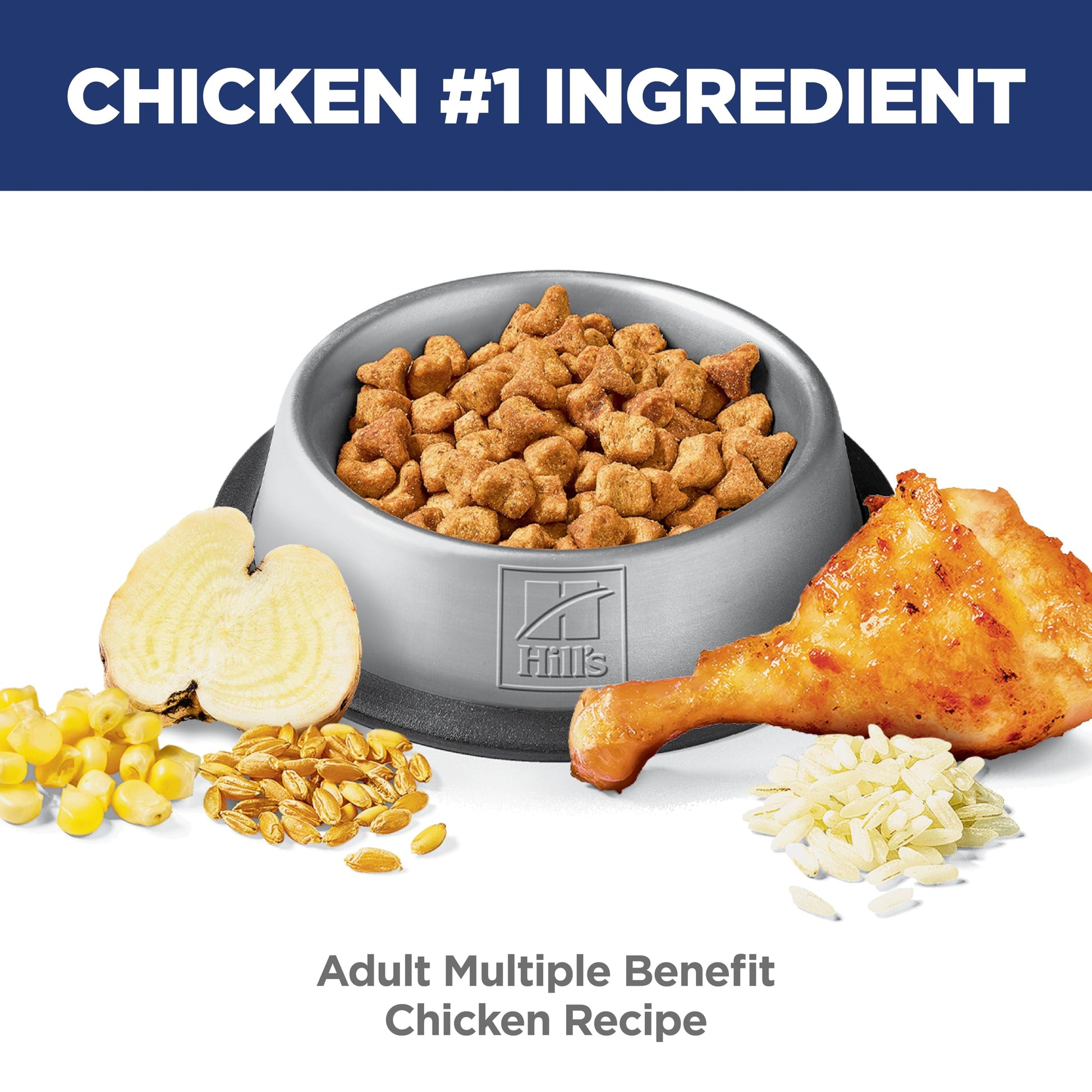 Hill's Science Diet Adult Multiple Benefit Chicken Recipe Dry Cat Food 7.03 kg Bag Hill's Science Diet