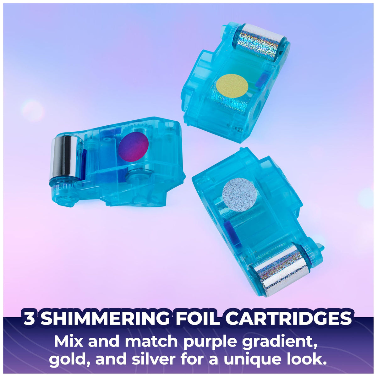 Cool Maker KPop Demon Hunters HUNTR/X Shimmer Foil Tattoos, Ages 7+