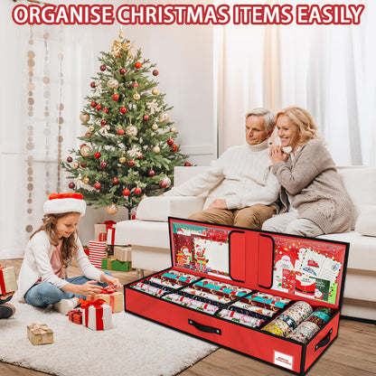 KYEVIS Wrapping Paper Storage Container, Under Bed Gift Wrap Organizer 🍁 All In One Marketplace Canada