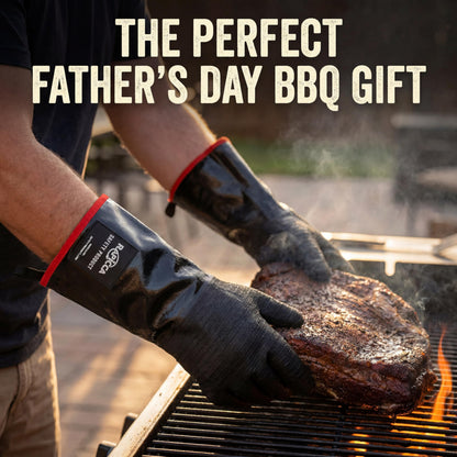RAPICCA BBQ Grill Gloves, 932°F Heat Resistant Neoprene, 14 in XL - Available at All In One Marketplace Canada