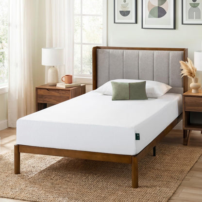 Zinus Twin Mattress - 8 Inch Green Tea Cooling Gel Memory Foam Mattress, Pressure Relief, for Cool Sleep, CertiPUR-US Certified Foam, Mattress in a Box, 10-Year Warranty, Twin Size