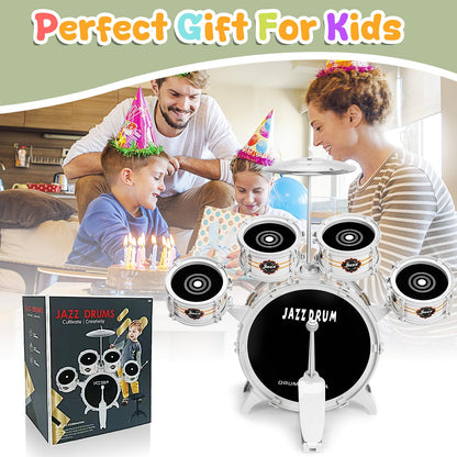 Kids Drum Set for Toddlers 1-3 - 5 Drums Musical Toys for Kids 3-5 Boy Girl 🍁 All In One Marketplace Canada