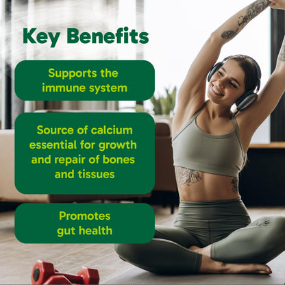 Organika Canadian-Made Colostrum (Bovine)- Immune Support, Grass-Fed- 180caps Organika