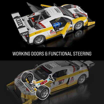 Mattel Brick Shop Hot Wheels Elite Series ’15 Audi R8 LMS Building Set Mattel