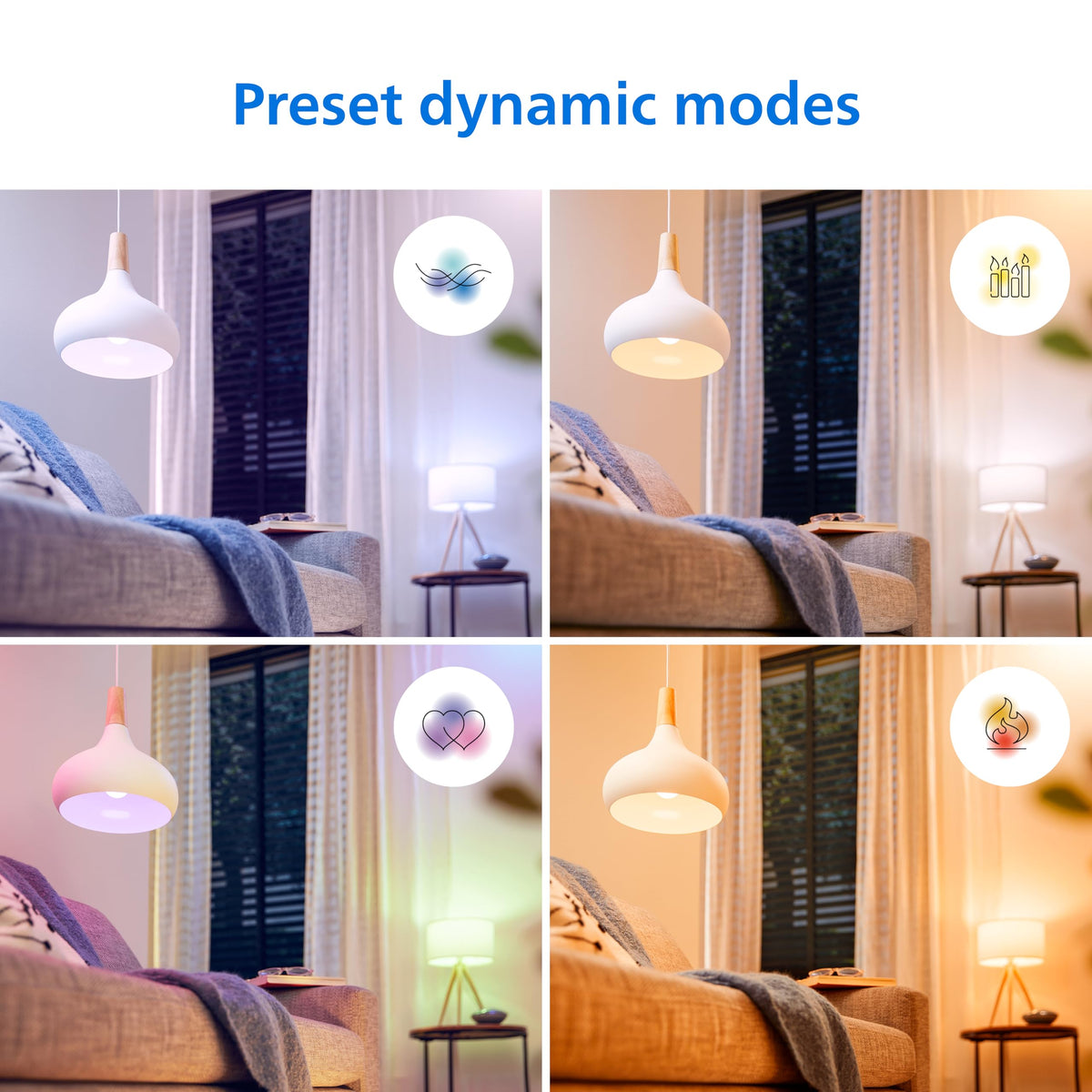 Philips Smart LED A23 E26 150W A-Line Light Bulb, Dimmable Full Color Changing & Tunable White (2200-6500K)