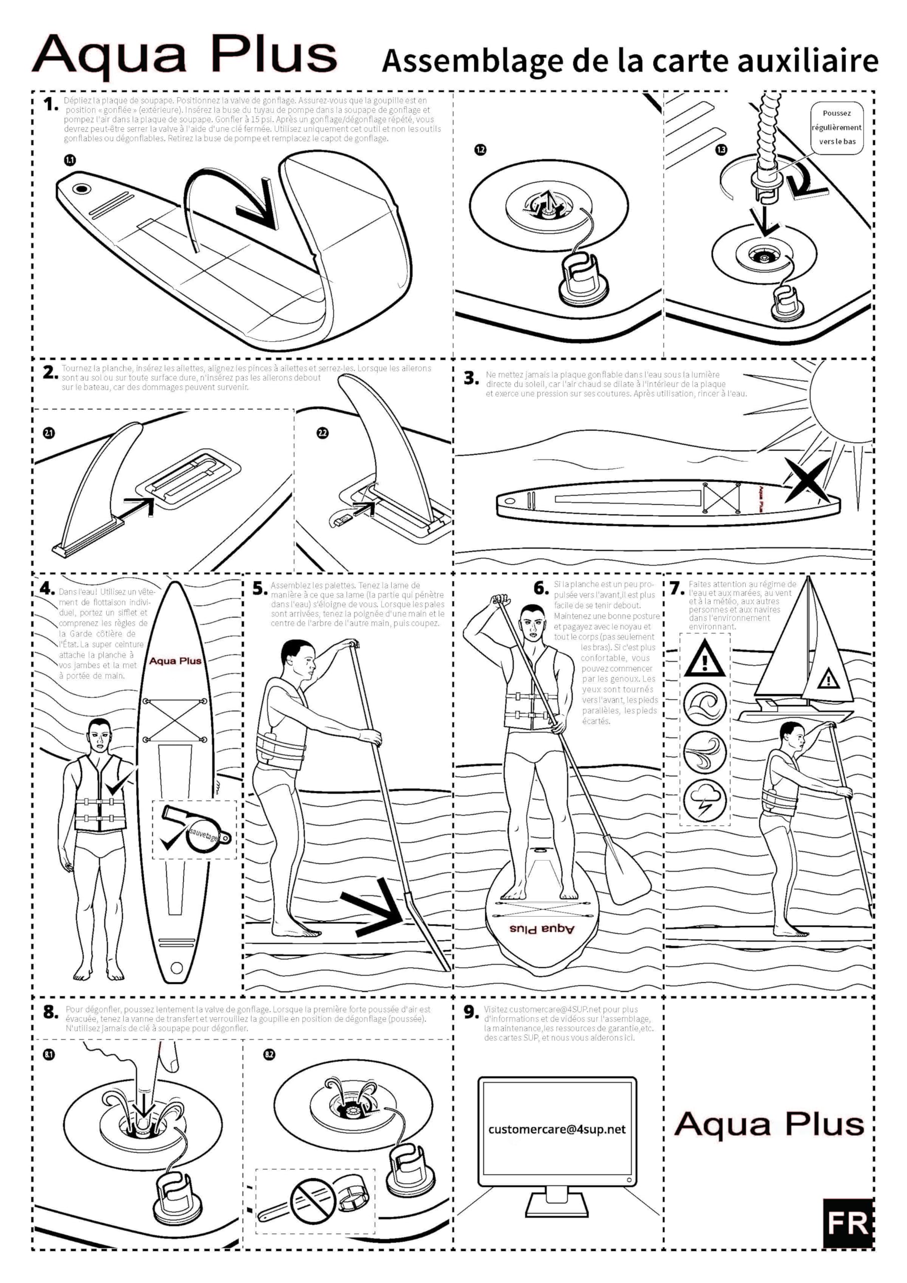 Aqua Plus 6inches Thick Inflatable SUP for All Skill Levels Stand Up Paddle Board,Paddle,Pump,ISUP Travel Backpack, Leash,Shoulder Strap,Youth,Adult Inflatable Paddle Board
