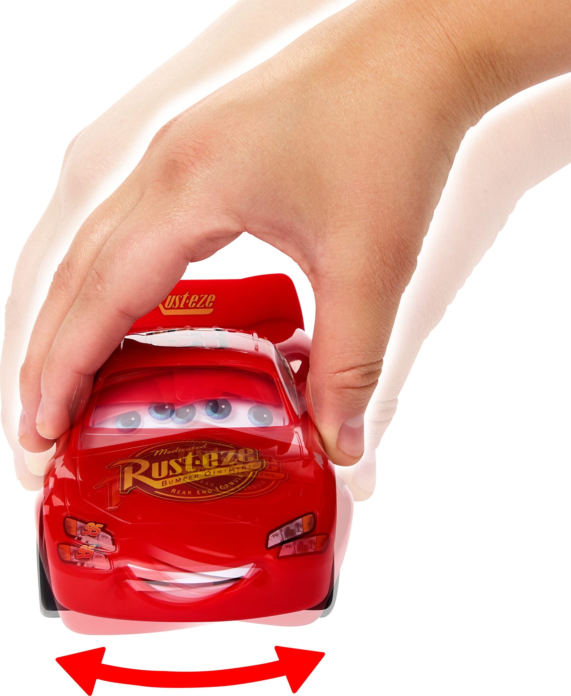Mattel Disney and Pixar Cars Moving Moments Lightning McQueen Race Car Mattel