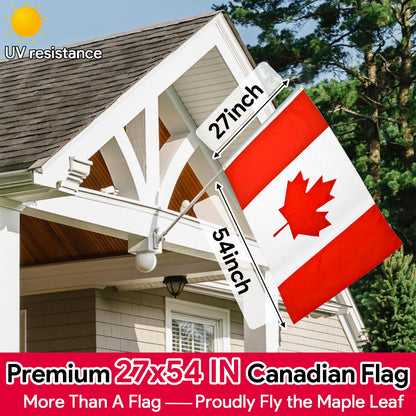 27x54 In Canada Flag 210D Nylon Heavy Duty Canadian Flags Outdoor Indoor 🍁 All In One Marketplace Canada