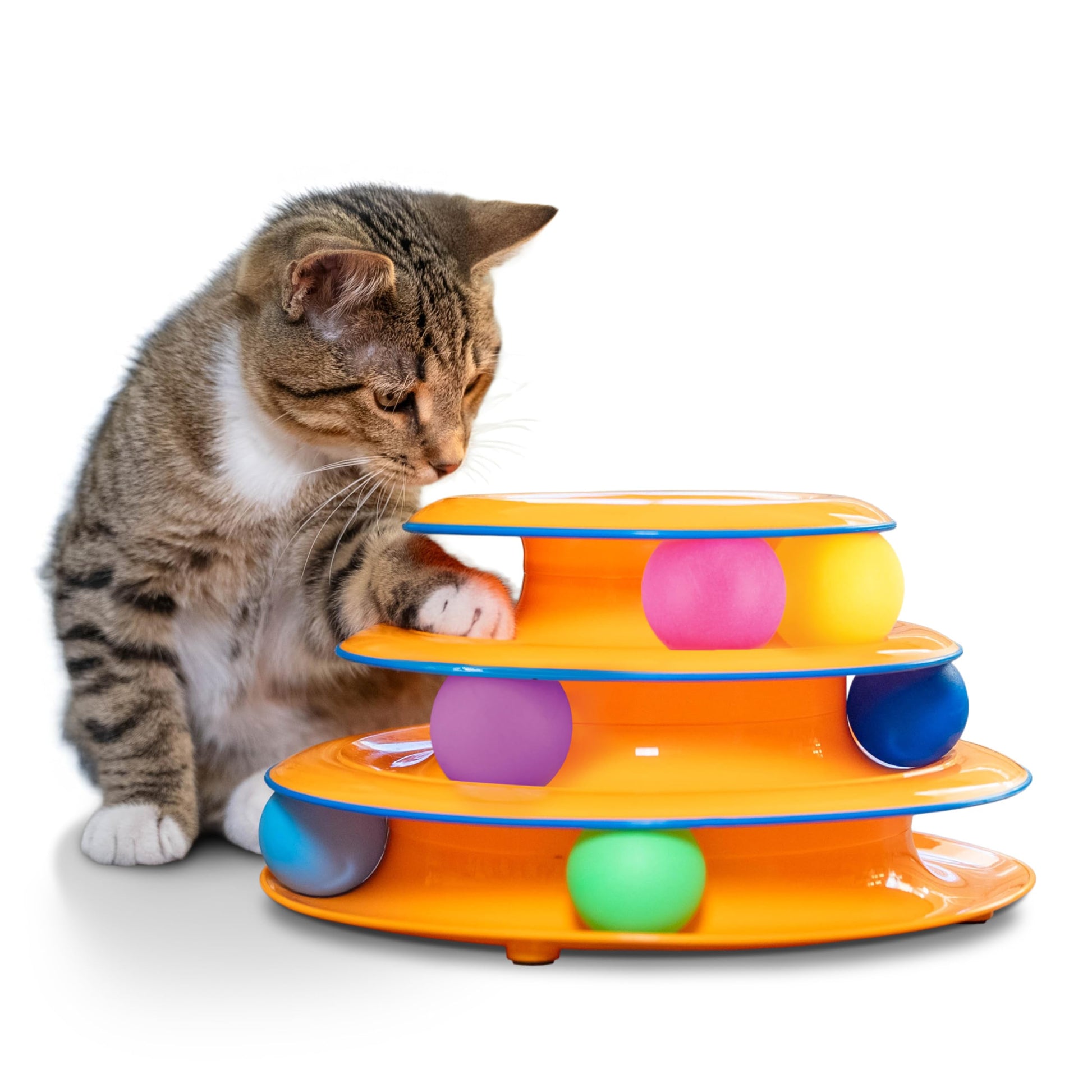 Petstages Tower of Tracks Interactive 3-Tier Cat Toy Catstages