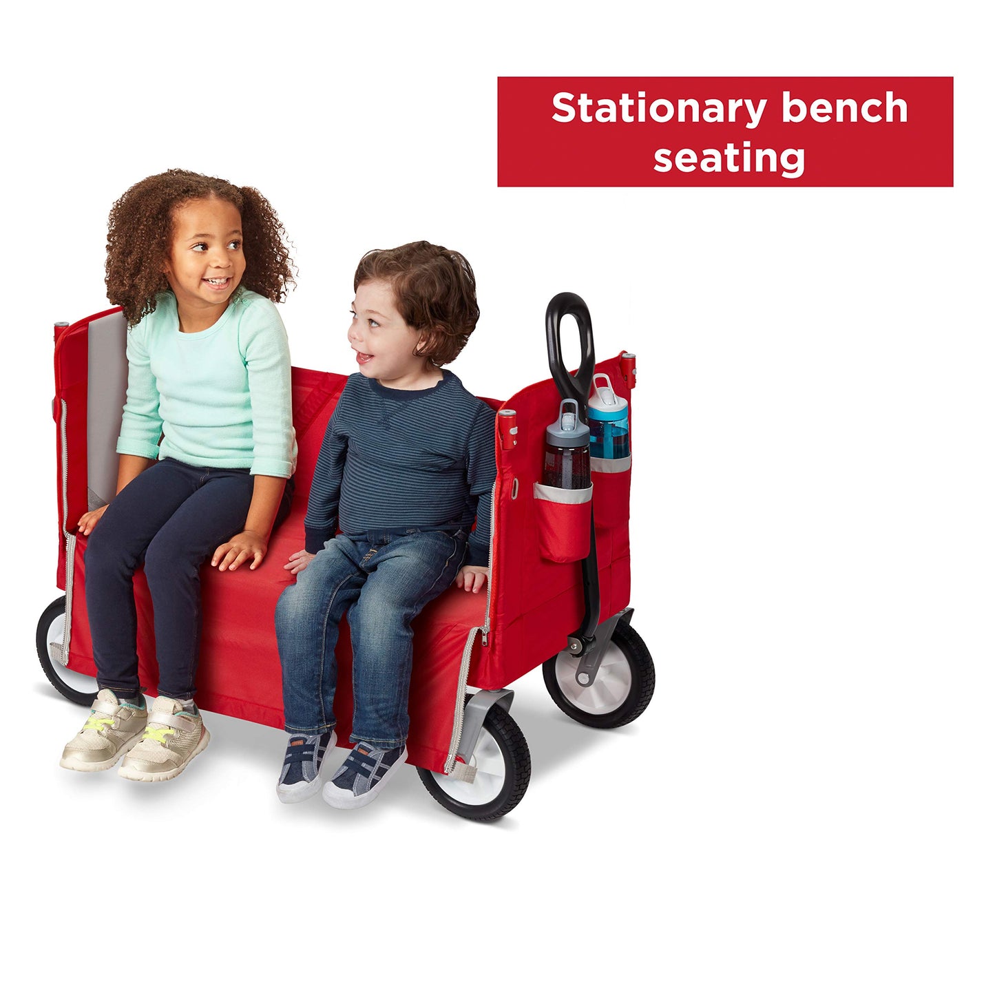 3 In 1 Off-Road EZ Fold Wagon with Canopy Radio Flyer