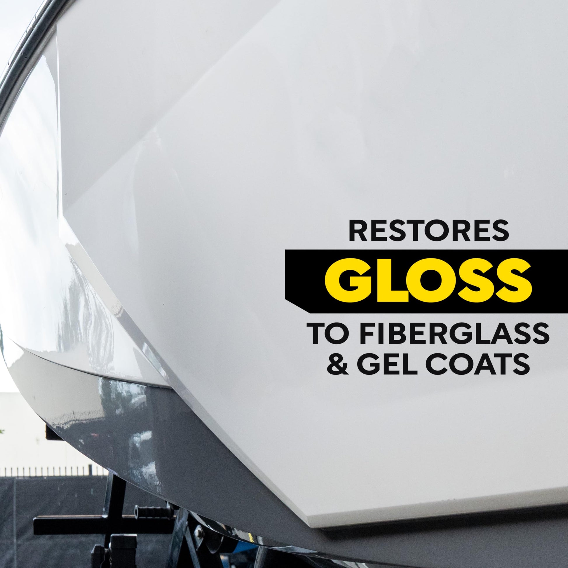 Meguiar’s Marine/RV One Step Boat Compound, Oxidation Remover for Boat, Boat Water Spot Remover, Also Removes Stains and Scratches, Restores Color and Shine to Fiberglass Gel Coat Finishes, 32 Oz Meguiar's