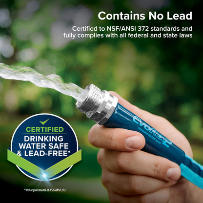 Camco EvoFlex2 25-ft Drinking Water Hose - RV Drinking Water Hose Reinforced with Fabric & Ultra Lightweight - Contains No Lead, No BPA & No Phthalate - Abrasion Resistant (22577) Camco